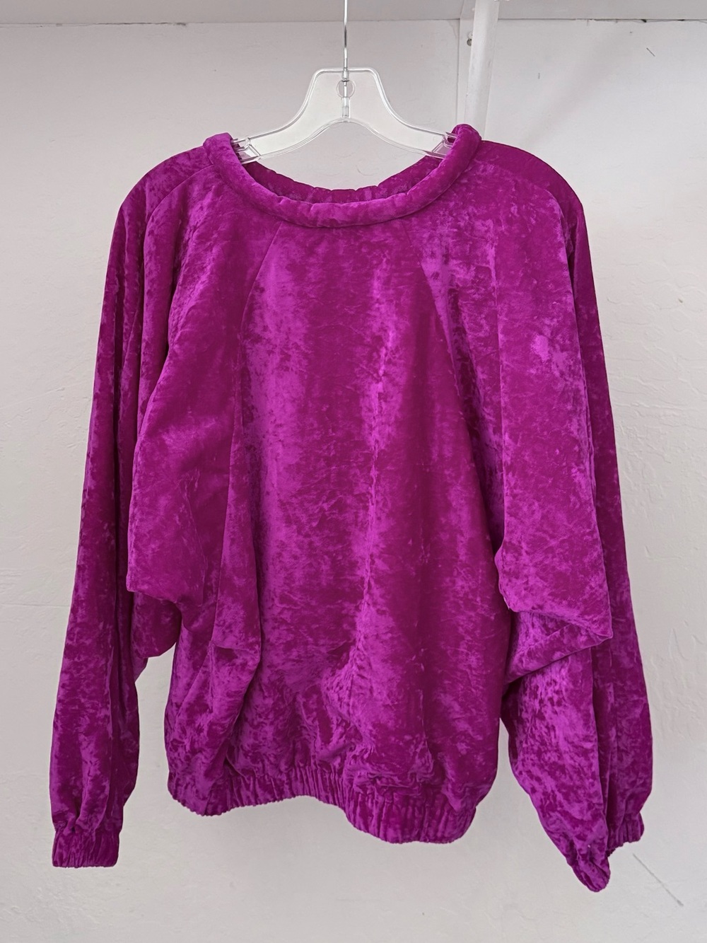 NWT Isabel Marant Orchid Velvet Dabia Top Euro Size 38
